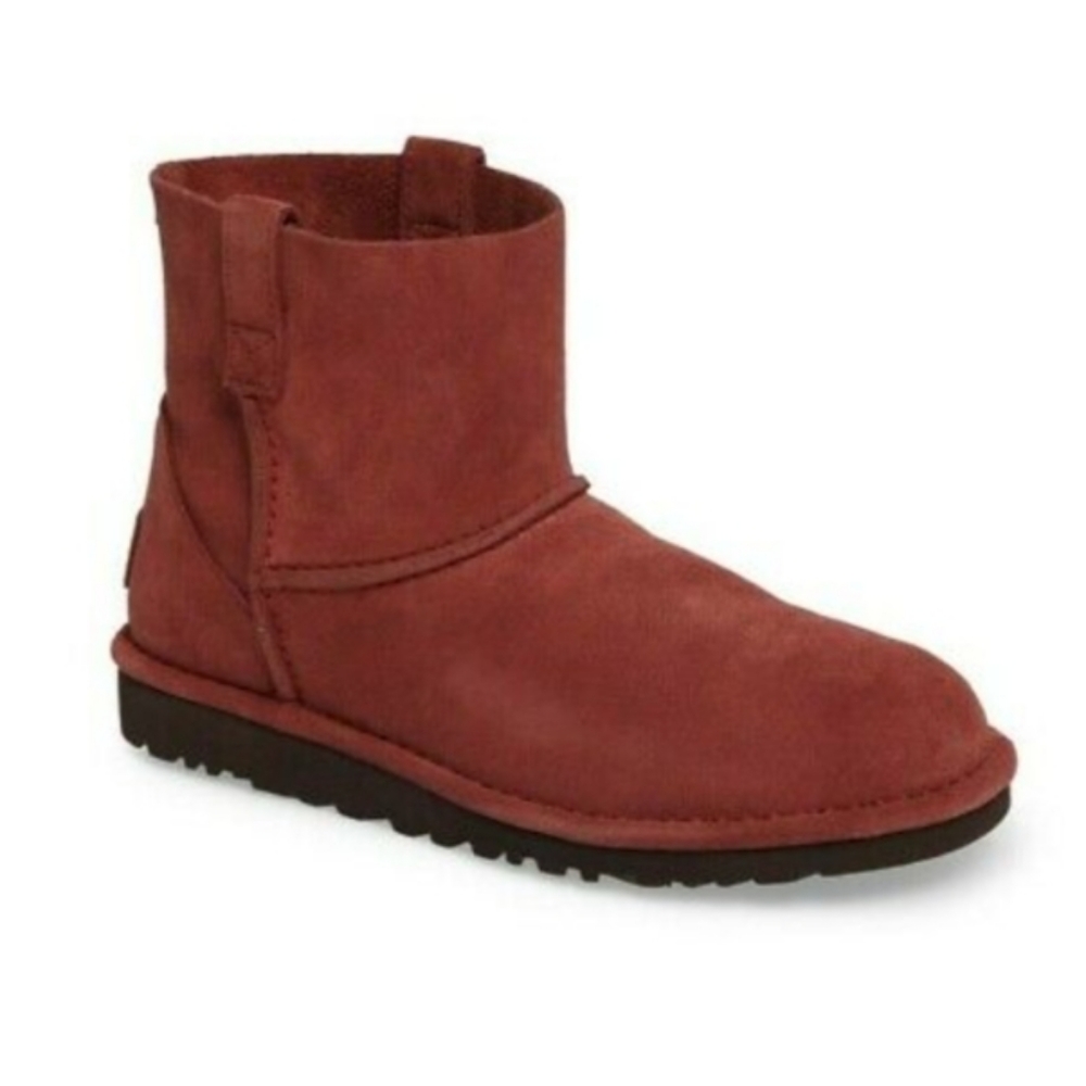 ♦️HP♦️WOMEN UGG Classic Unlined Leather Mini Boots